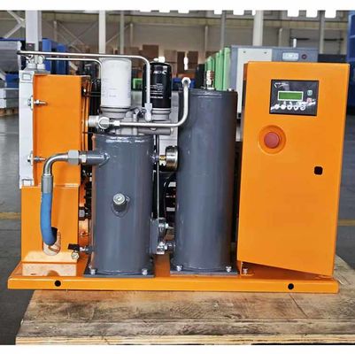 เครื่องอัดอากาศสกรูระบายความร้อนด้วยอากาศแบบบูรณาการขนาดเล็ก 4kw 8bar แบบสองในหนึ่งเดียว